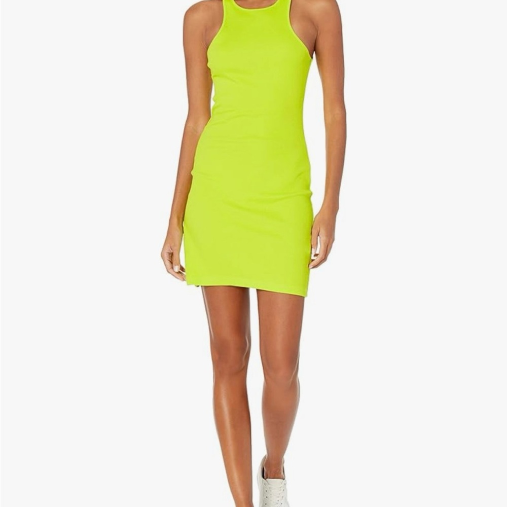 Neon Green Sleeveless Dress